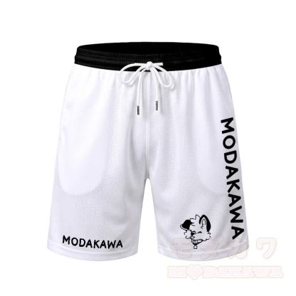 MODAKAWA X popipeko Herren-Sport-T-Shirt mit Welpenmotiv und passender Shorts mit Kordelzug - Weiße Shorts - 5XL - image 7