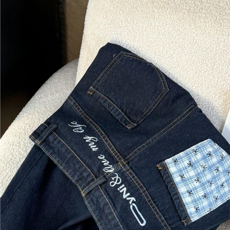 Schwarzes Strickoberteil, Jeans, passendes Outfit - image 5