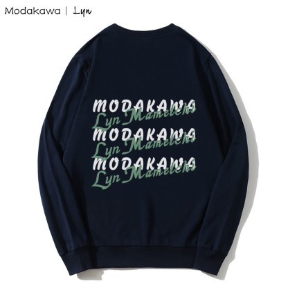 MODAKAWA X Lyn COLLISION COURSE Sweatshirt mit rundem Kragen und Kitty-Girl-Print - image 5