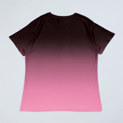T-Shirt mit Farbverlauf und Hai-Grafik - image 4