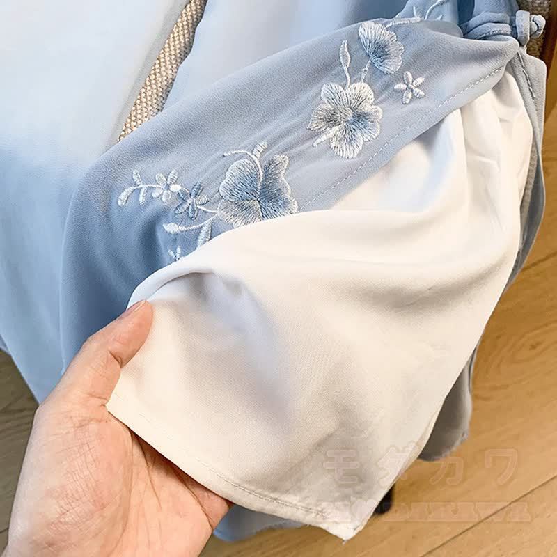 Vintage-besticktes Oberteil und Rock, zweiteiliges Set - image 7