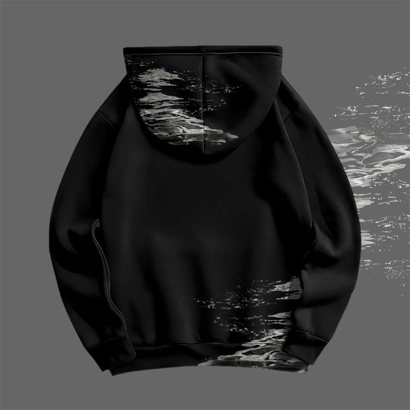 Modakawa Pullover-Hoodie mit Hai-Motiv - image 3