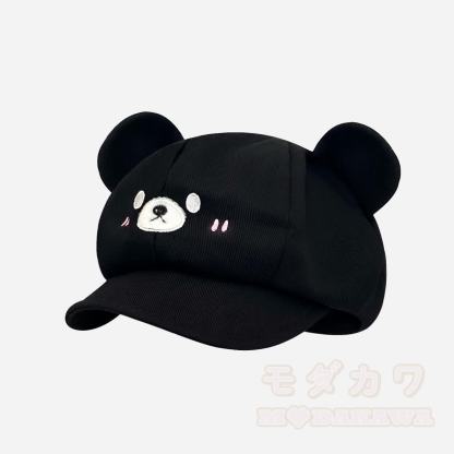 Schwarze Katzenohren-Gothic- Y2K -Baskenmütze - P - M(56-58cm) - image 17