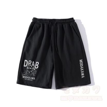 MODAKAWA DRAB Shorts mit Grumpy-Cat-Grafik - Schwarz - 5XL - image 3