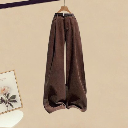 Strick-Hoodie, Pullover, Gürtel, Hose, zweiteilig - Hose - XL - image 3