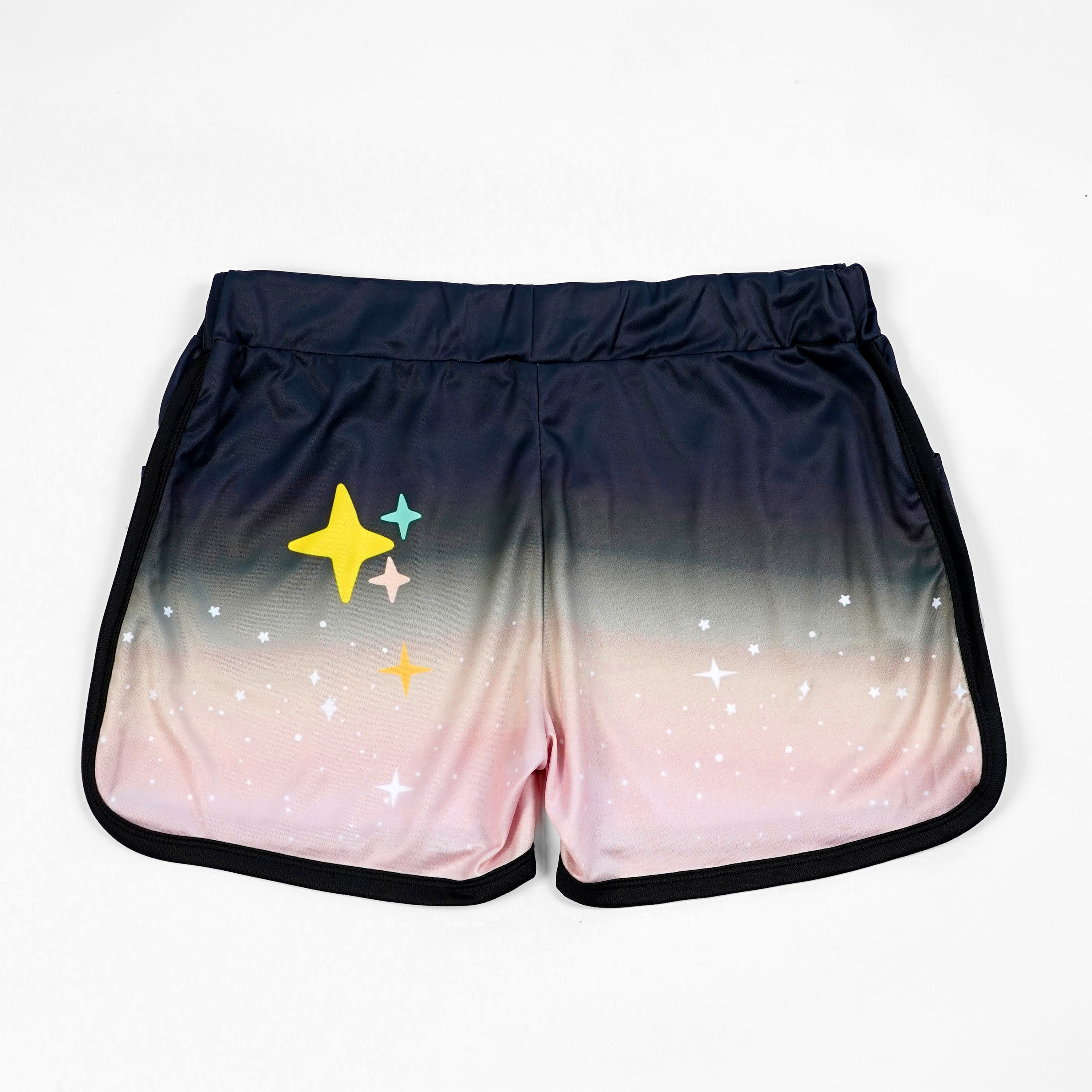 Modakawa Shorts mit Farbverlauf und Sternenmuster - image 3