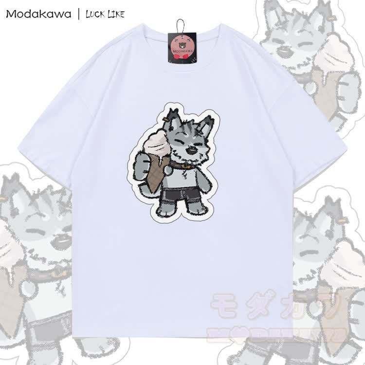 MODAKAWA X LUCK LIKE Ice-cream Remy Graphic 100% Cotton T-Shirt - Weiß - 5XL - image 4