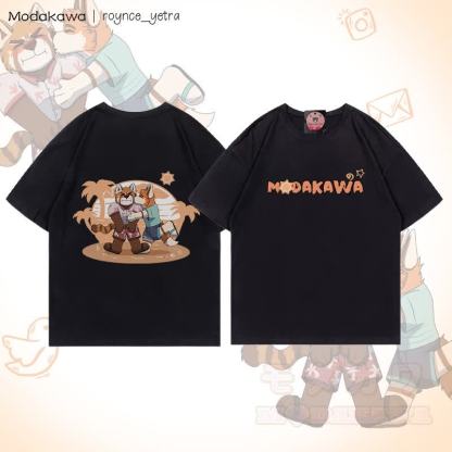 MODAKAWA X roynce_yetra Anderson Kisses Felipe Grafik-T-Shirt - Schwarz A - 5XL - image 5