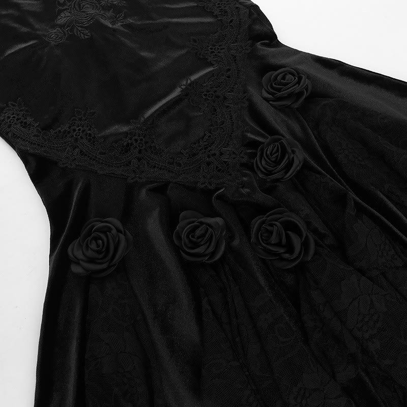 Dunkler Gothic-Meerjungfrauen-Midirock - image 7