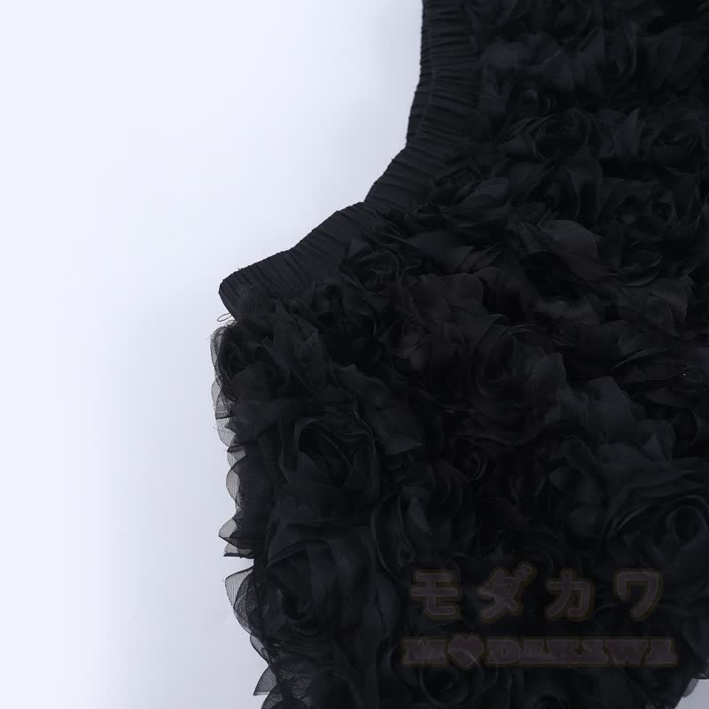 Süßes zweiteiliges Set aus Spitze mit Rüschen im Gothic-Stil und eckigem Ausschnitt - image 9