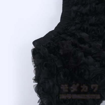 Süßes zweiteiliges Set aus Spitze mit Rüschen im Gothic-Stil und eckigem Ausschnitt - image 9
