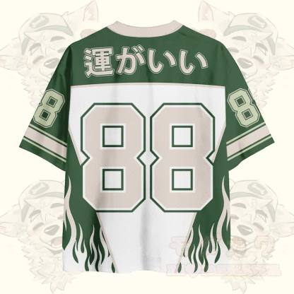 MODAKAWA X atka LUCK OUT Fox Wants Meat Number Graphic Vintage Mesh Jersey T-Shirt - image 3