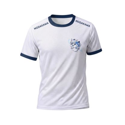 MODAKAWA X Space Barker Graphic Herren-Sport-T-Shirt, Shorts mit Kordelzug und passendem Outfit - White Top - 5XL - image 5
