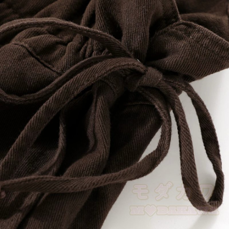 Niedliches Set aus Kapuzenpullover und Shorts mit Fuchsprint, braun, zweiteilig - image 9