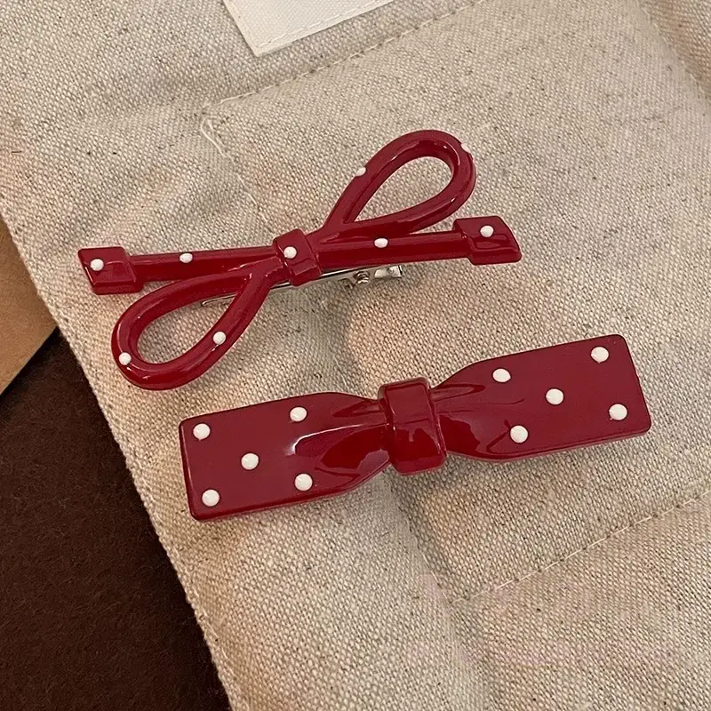 Kawaii Süße Polka-Dot-Haaraccessoires - Rot F - image 9