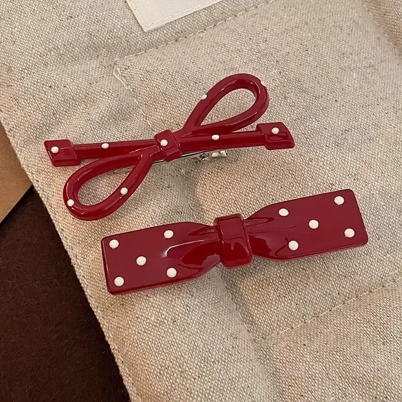 Kawaii Süße Polka-Dot-Haaraccessoires - Rot F - image 9
