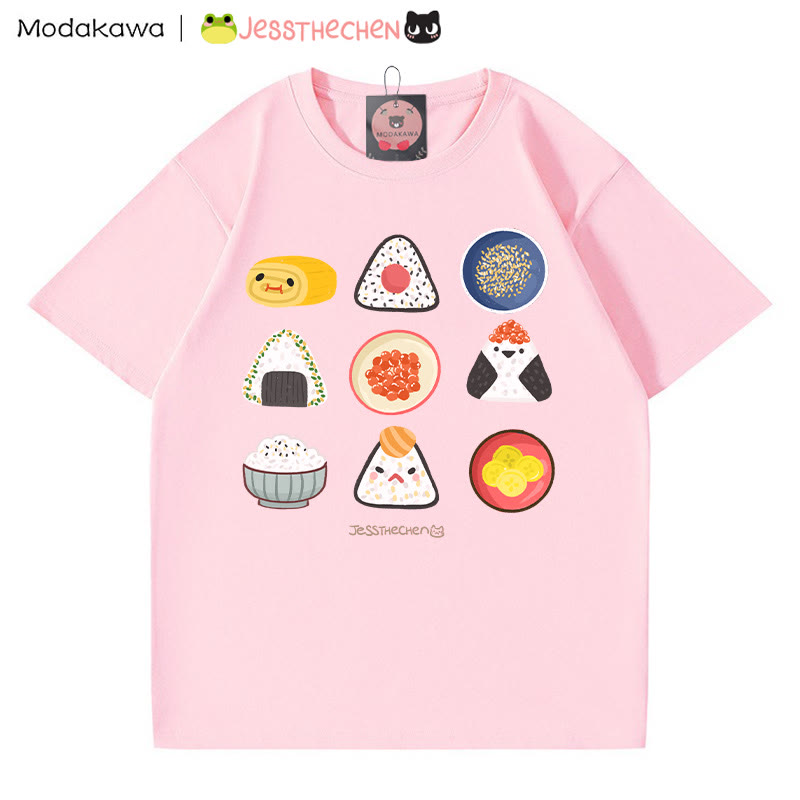 MODAKAWA X jessthechen T-Shirt mit Reisball-Print - Pink - 5XL - image 4