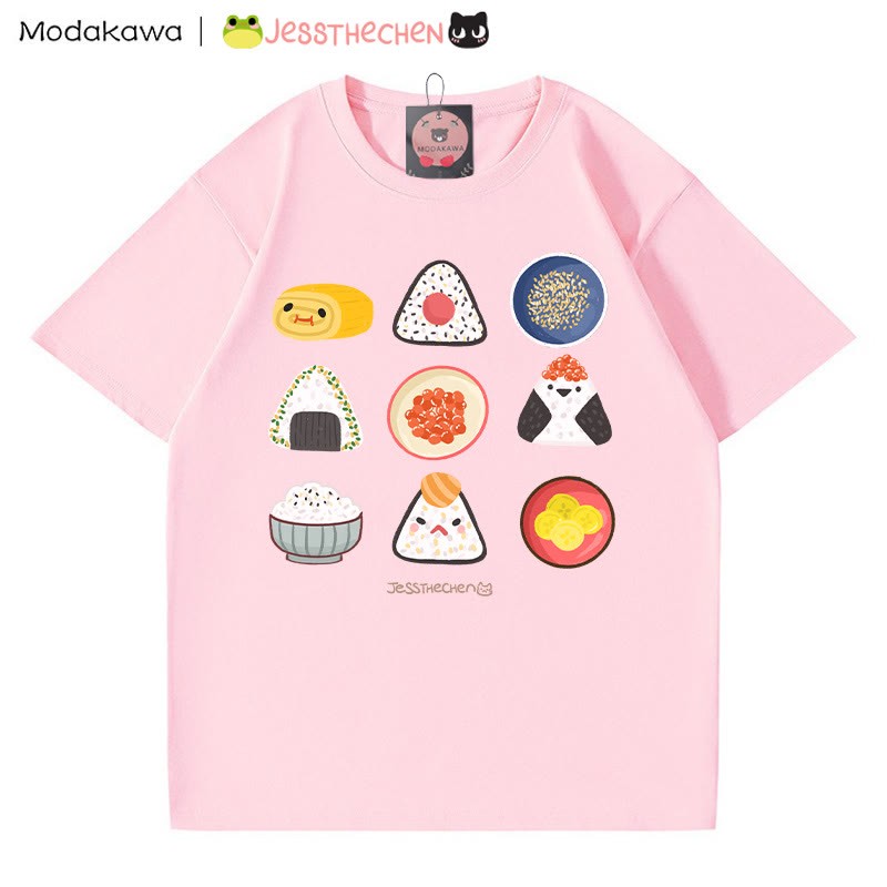 MODAKAWA X jessthechen T-Shirt mit Reisball-Print - Pink - 5XL - image 4