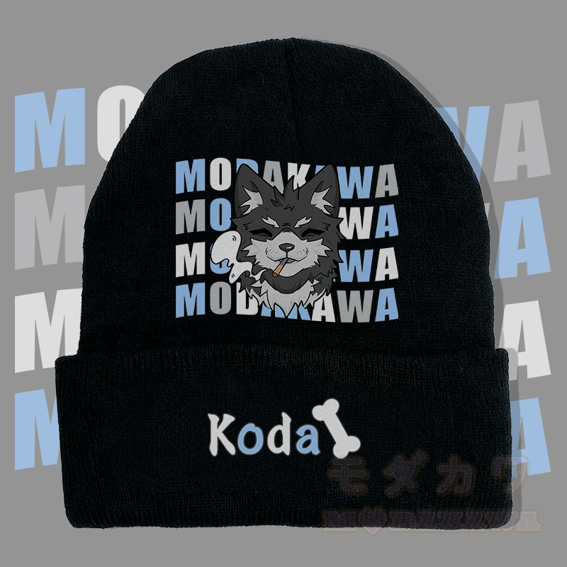 MODAKAWA Koda Smoking Graphic Strickmütze - Schwarz - 36-60 cm - image 4