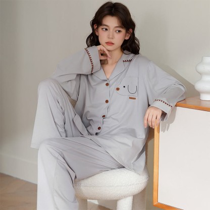 Pyjama-Set mit Welpen-Print - image 4