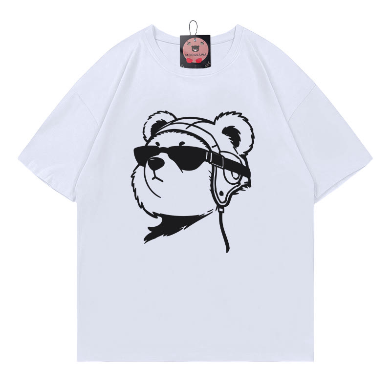 Sonnenbrille Bärenprint T-Shirt - White - 5XL - image 3