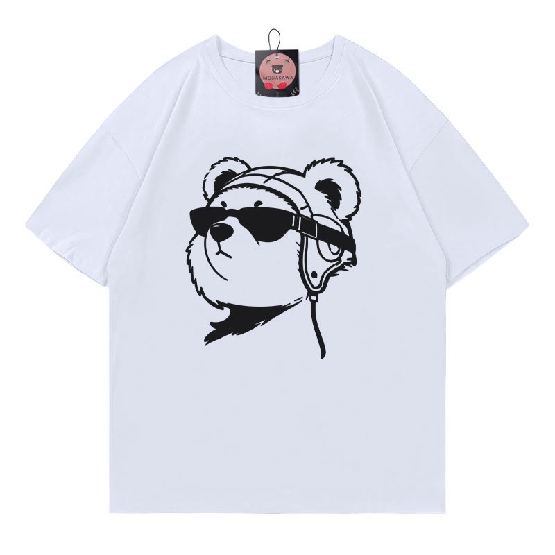 Sonnenbrille Bärenprint T-Shirt - White - 5XL - image 3