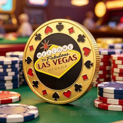 Pokermünze Casino Glücksbringer Sammlergeschenk - image 3