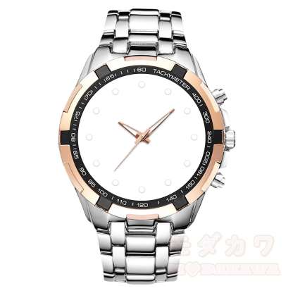 Personalisierte Fotouhr, individuelles Zifferblatt, Metallarmbanduhr - Silber & Roségold - image 7