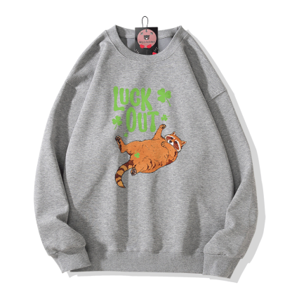 GLÜCK ENTDECKEN Modakawa Sweatshirt mit Katzenmotiv - Grey - 5XL - image 3