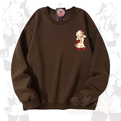 MODAKAWA X zarckets Goat Graphic Unisex Sweatshirt - Braun - 3XL - image 7