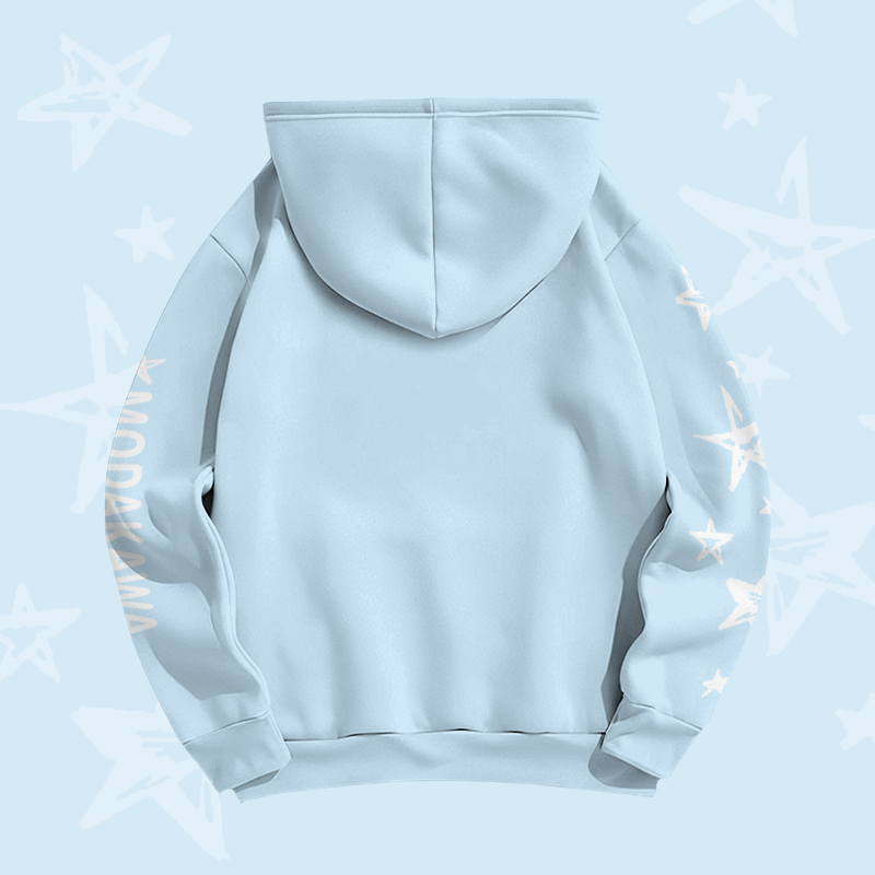 MODAKAWA X bonne_syu Anime Girl Graphic Pullover Hoodie - image 6