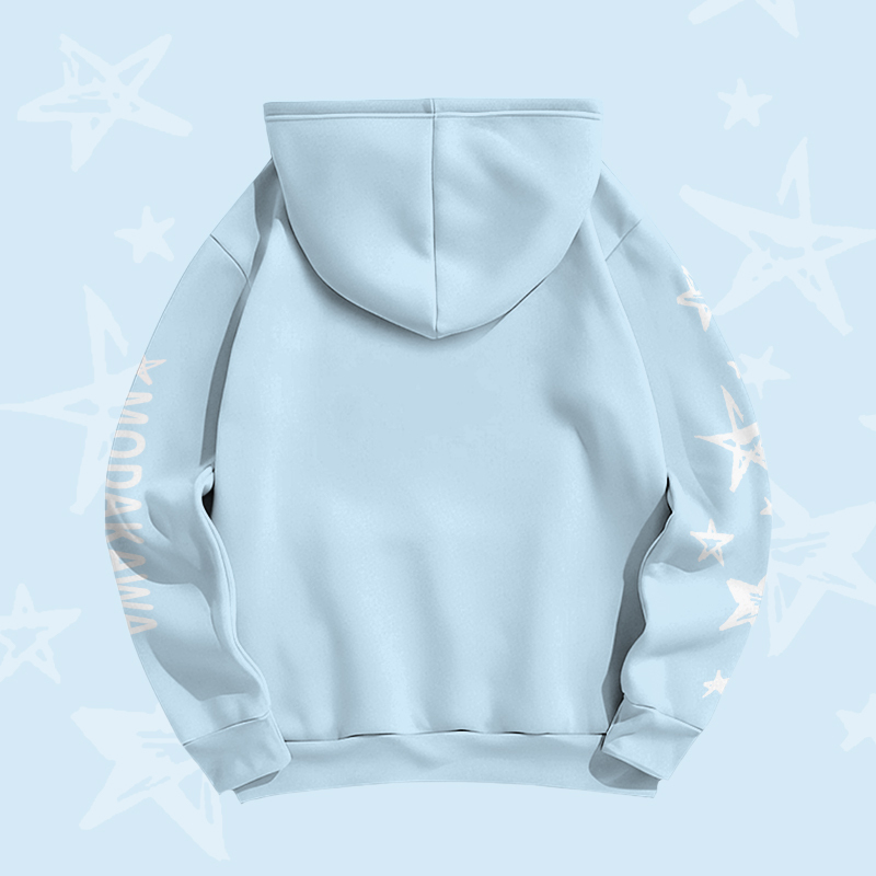 MODAKAWA X bonne_syu Anime Girl Graphic Pullover Hoodie - image 6