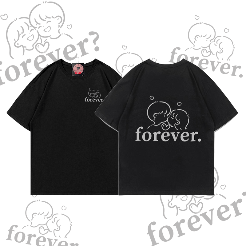 MODAKAWA FOREVER Partner-T-Shirt mit Grafik - Black B - 5XL - image 8