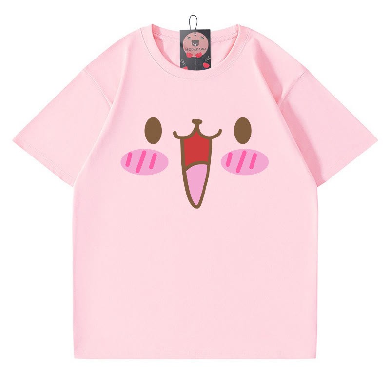 T-Shirt mit Hasenmuster - Pink - 5XL - image 5