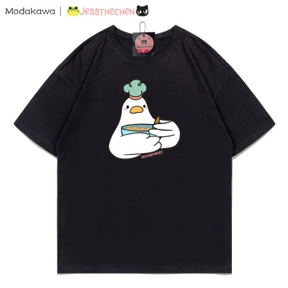 MODAKAWA X jessthechen Duck Chef Grafik-T-Shirt - Black - 5XL - image 3
