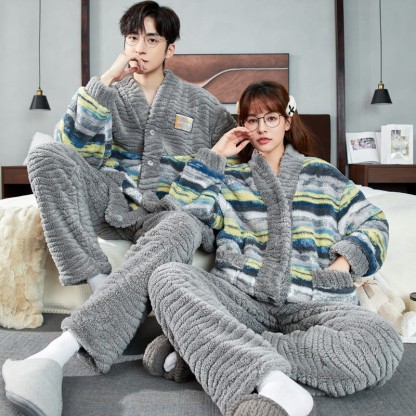 Weiche Flanell-Loungewear für Paare - image 8