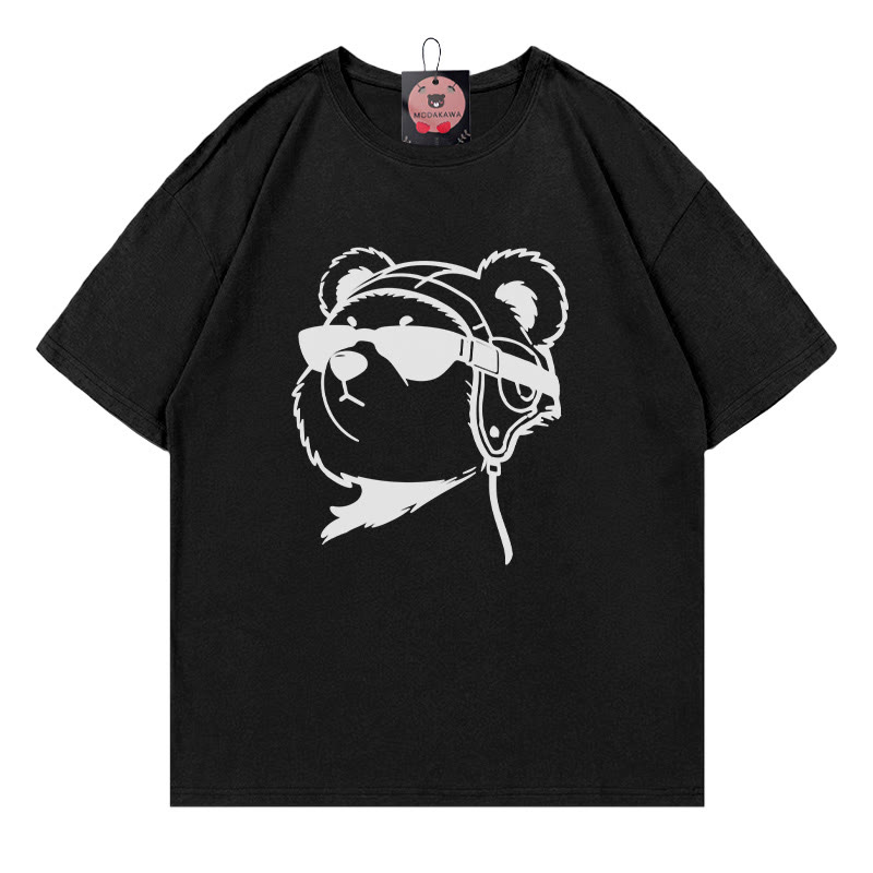 Sonnenbrille Bärenprint T-Shirt - Black - 5XL - image 4