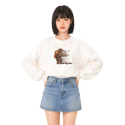 PUNCH Monkey Kugelfisch Grafik Modakawa Sweatshirt - image 2