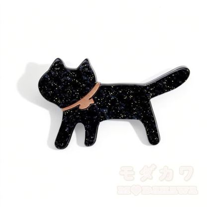 Kawaii Glitzer Sternenkatze Anstecknadel - Schwarz - image 11