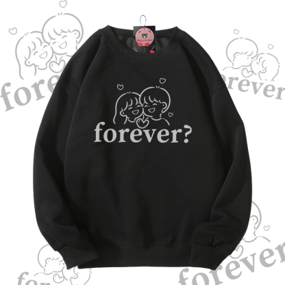 MODAKAWA FOREVER Unisex-Sweatshirt mit Partner-Grafik - Black - 5XL - image 9