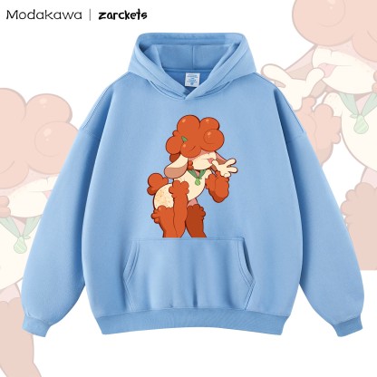 MODAKAWA x zarckets Cartoon Print Collaboration Hoodie - Hellblau - 2XL - image 8