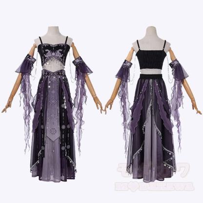 Vintage-Stickerei-Set: Oberteil, Rock, Schnürcape, Armstulpen, vierteiliges Set - image 6