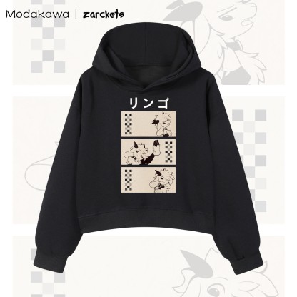 MODAKAWA x Zarclets Comic Print Collaboration Hoodie - Schwarz - 3XL - image 8