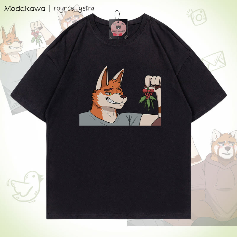 MODAKAWA X roynce_yetra Anderson And Felipe Grafik-T-Shirt - Black A - 5XL - image 8