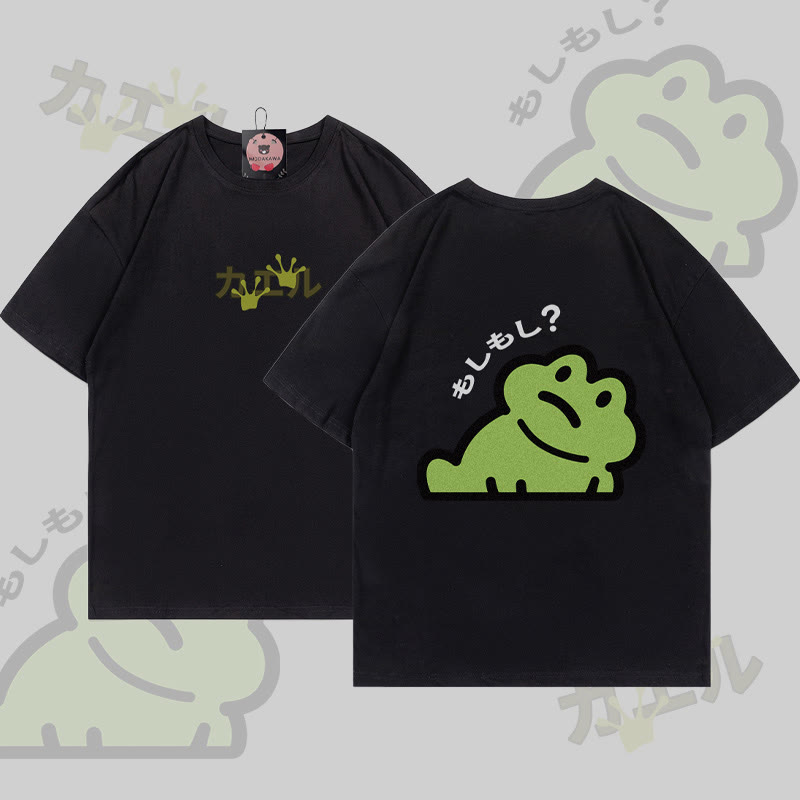 Lustiges Frosch-T-Shirt - Black - 5XL - image 5