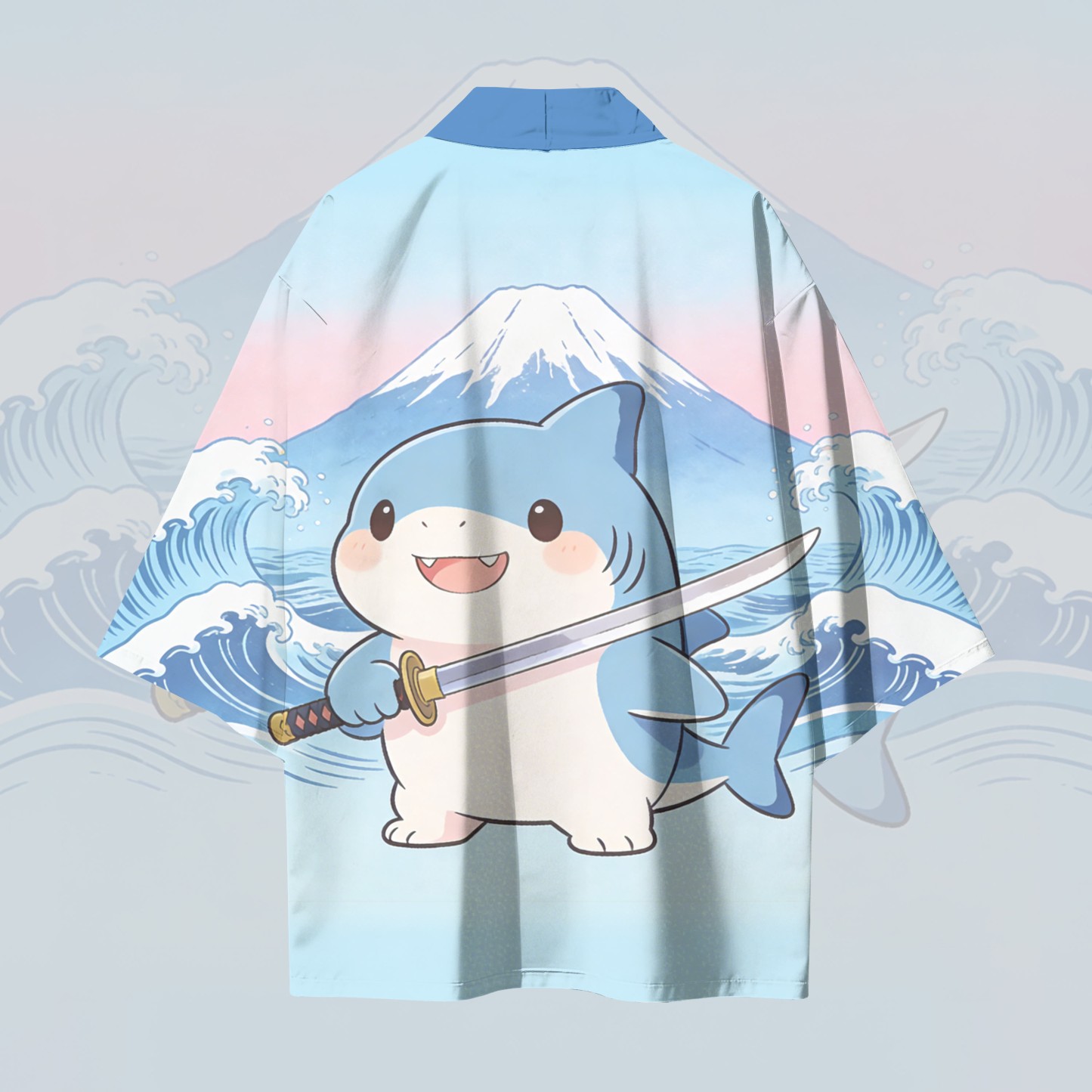 Modakawa-Cardigan mit Samurai-Hai-Modifikator, Kimono-Oberbekleidung - image 3