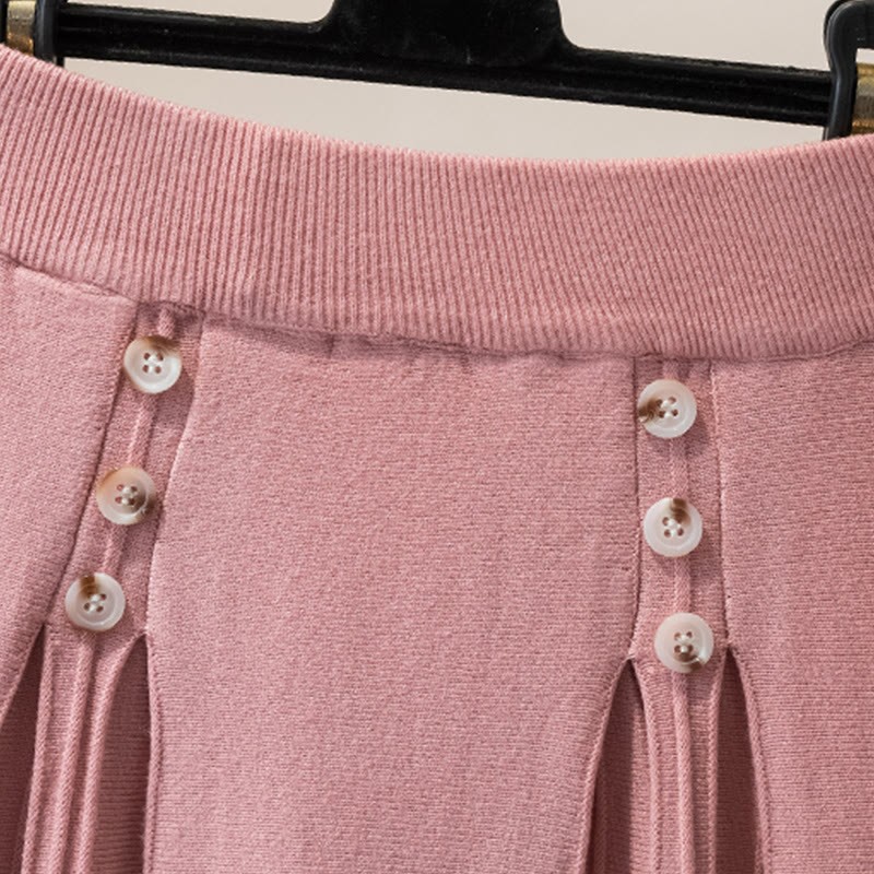 Strickjacke mit Schleife, passender Pullover und Rock - image 13