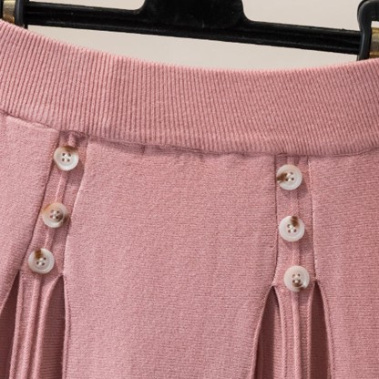 Strickjacke mit Schleife, passender Pullover und Rock - image 13