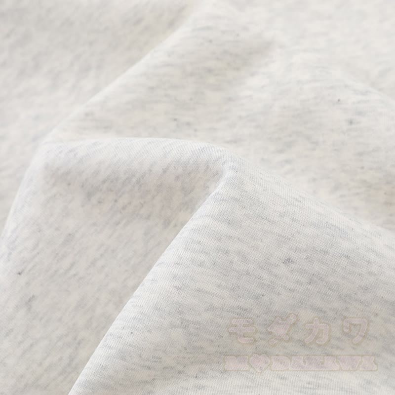Hochwertige, strapazierfähige Kapuzenjacke mit Kawaii-Katzenstickerei und Reißverschluss, verziert mit einem Reißverschluss und Kawaii-Katzenstickerei - image 5