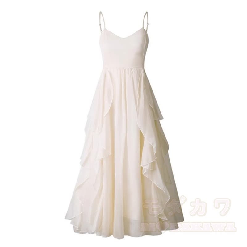 Elegantes zweiteiliges Set aus Strickjacke mit Rüschenkleid und langen Ärmeln mit Bindeband vorne - Kleid - 4XL - image 4